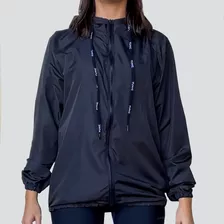 Corta Vento Feminina Impermeável Anorak Com Capuz E Bolso