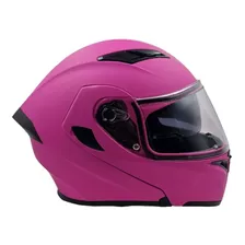 Casco Para Moto R7 Racing Unscarred Rosa Mate Liso Talla Xl 