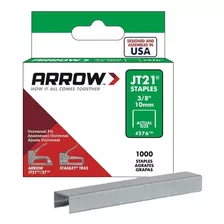 Grapas Arrow Jt21 3/8 (10mm) Caja 1000 Unidades 276