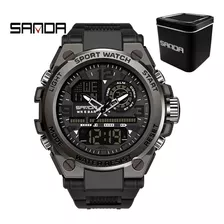 Reloj Hombre Sanda 6024 Military Waterproof Original