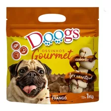 Osso Cães Doogs Gourmet Mini Frango - 1kg