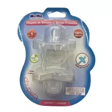 Chupeta Ortodôntica Silicone 0 A 6 Meses Com Tampa Protetor