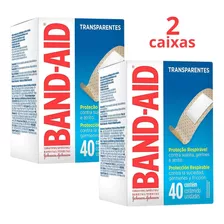 Kit Curativo Transparente Band-aid C/80 Unidades