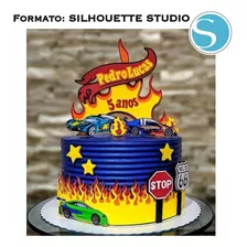 Arquivo Corte Topo De Bolo Hot Wheels - Studio 001