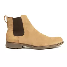  Botina Chelsea Anatomic Camurça Bota Masculina + Brinde