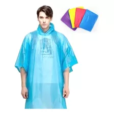 Capa Impermeable Para Lluvia Tipo Poncho Talla Única