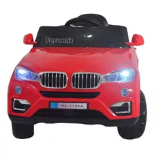 Camioneta Estilo Bmw X5 Para Niños De 1 A 6 Años Control Usb