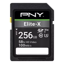 Tarjeta De Memoria Flash Pny Elite-x Sd 256gb