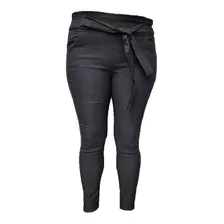 Pantalon Vestir Mujer Bengalina Elastizado Talles Especiales