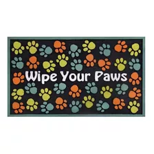 Limpiapiés Wipe Paws 45x75 Cm Color Negro