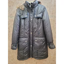 Vendo Campera Inflable Larga Super Abrigada De Mujer Talle 3