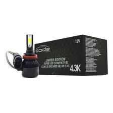 Kit Super Led 4300k Techone H1 H3 H4 H7 H8 H9 H11 Hb3 Hb4