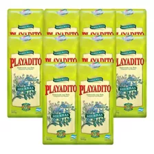 Pack Yerba Mate Playadito Con Hierbas 500g X 10 Unidad - Dh 