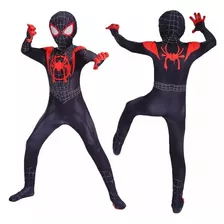 Fantasia Miles Morales Aranhaverso Homem Aranha Infantil