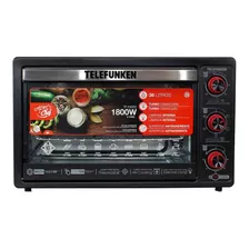 Horno De Mesa Eléctrico Telefunken Tf E400c 38l Rojo/negro 220v-240v