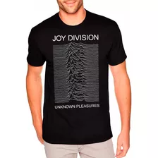 Camiseta Masculina Banda Joy Division Rock Unknown Pleasures
