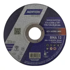 Disco De Corte Metal(4,5) 115 X 1.0 Fino Norton