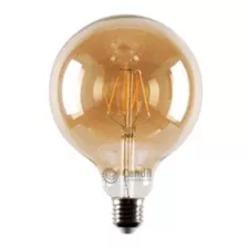 Lámpara Filamento Globo Led Vintage Ambar 6w Candil