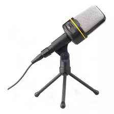 Microfono Condensador Con Tripode 3.5mm Pc