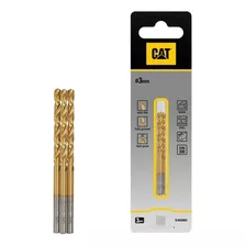 Broca Hss Metal Titanio 3.0mm (pack 3) Cat Acero-madera-pvc