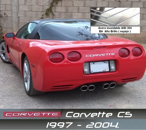 Letras Logotipo Chevrolet Corvette C5 1997 - 2004 Foto 3