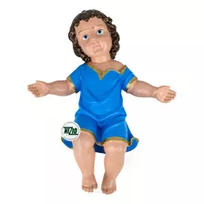 Menino Jesus Borracha 34cm Inquebrável