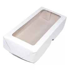 Caixa Para Doce 22x10x4 Papel Branco 40 Unidades