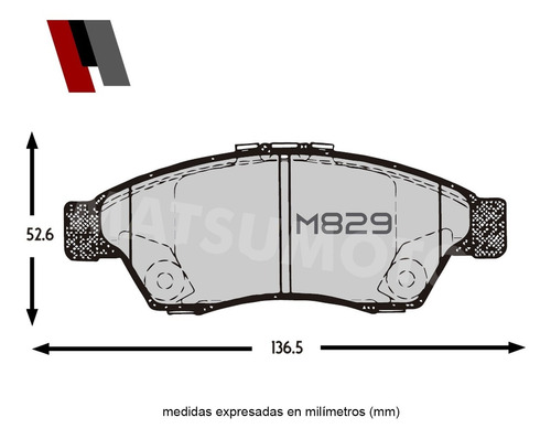 Pastillas De Freno Cermica Delantera Suzuki Aerio 2006-2007 Foto 3