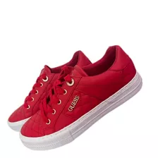 Tenis Guess Rojos Mujer. 23mx