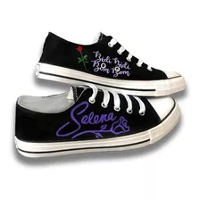 Tenis Pintado A Mano Selena Personalizados