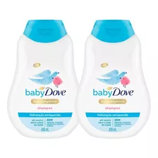 Shampoo Dove Baby Hidratação Enriquecida 400ml Kit 2 Unid.