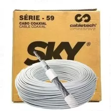 Caixa De Cabo Coaxial Rg59 Original Sky