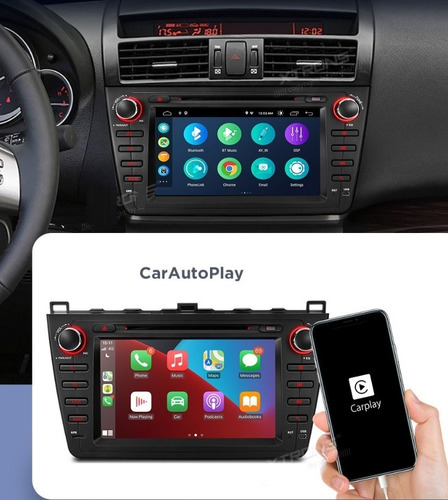 Mazda 6 2009-2013 Carplay Android Wifi Gps Radio Touch Dvd Foto 7