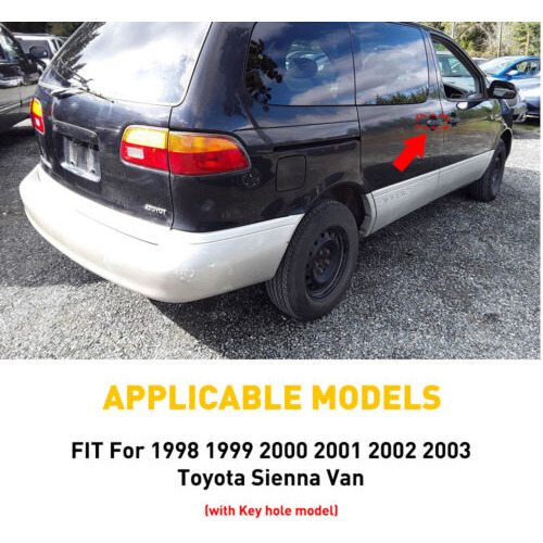 For 1998-2003 Toyota Sienna Van Outside Door Handle Rear Oad Foto 3