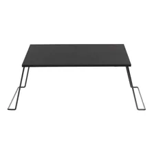 Mesa De Colo Smart Para Notebook Dobrável Preto - Metaltru