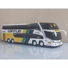 Brinquedo Em Miniatura Ônibus Gontijo 2 Andares 