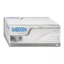 Cubrebocas Ambiderm Plisado Tricapa Blanco Caja 50 Pz.