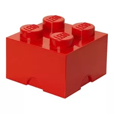 Caja Organizadora Lego Tipo Baúl Rojo. Brick Drawer 4 Febo