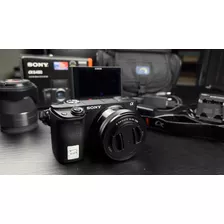 Sony A6400 Kit Com Lente 16mm-55mm + Lente 50mm 1.8f - 3 Bat