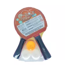 Kit 2 Raquete Tênis De Mesa Emborrachada Ping Pong + Brinde