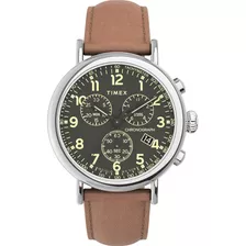 Reloj Timex De Piel Cafe Para Hombre Tw2v27500