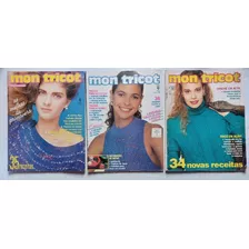 Kit Com 3 Revistas Mon Tricot N°96/114/121 Com As Receitas