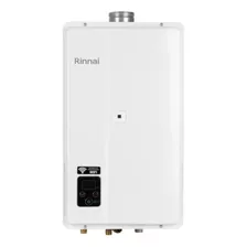 Aquecedor De Agua A Gás Rinnai Digital Gn 27 Litros E271 Cor Branco 127v/220v