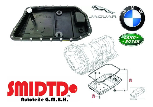 Carter Aceite Transm Autom C/flitro Jaguar Xf 6 Veloc 11-12 Foto 3