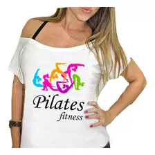 Camiseta Canoa Branca Academia Pilates Fitness Ref 140