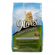 9lives Dry Indoor Complete - Salmon Y Pollo - 3.15 Lb