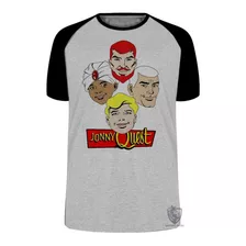 Camiseta Blusa Jonny Quest Desenho Retrô Antigo Hanna Barbe