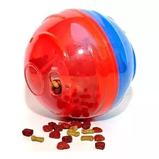 Brinquedo Bola Cães E Gatos Pet Ball Mini Pet Games Cor Azul E Vermelho