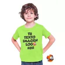 Playera Personalizada Para Niño Fiesta Infantil Familia