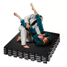 10 Tatame Eva 20mm 1x1 Academia 100x100 Jiu-jitsu Bordas